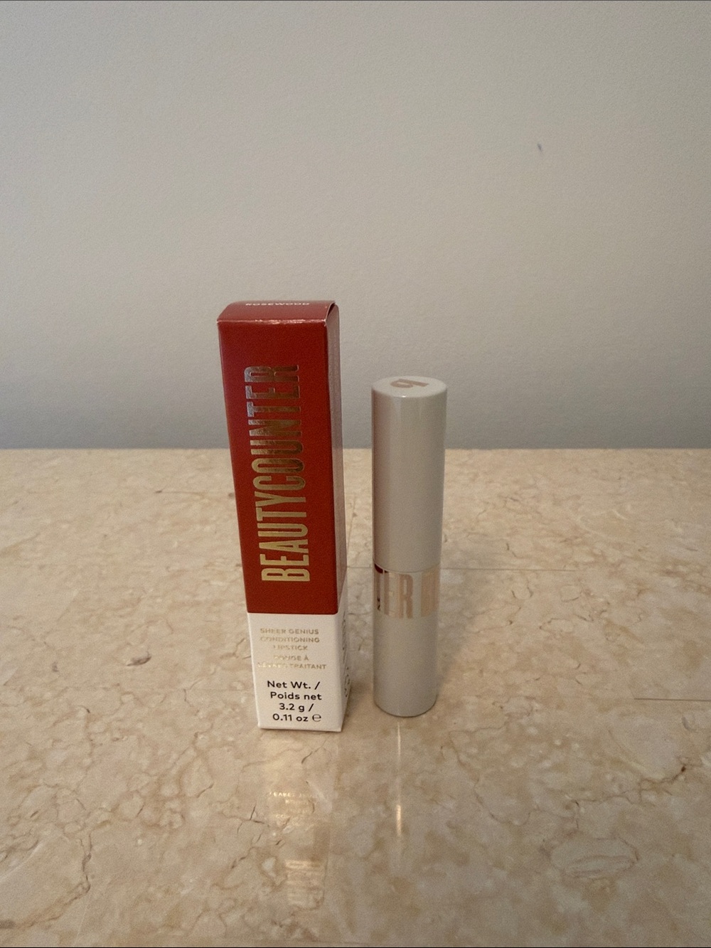 beautycounter Sheer Genius Lipstick — Rosewood